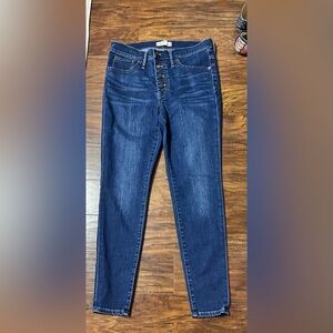 Madewell skinny buttonfly jeans